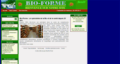 Desktop Screenshot of bio-forme.fr